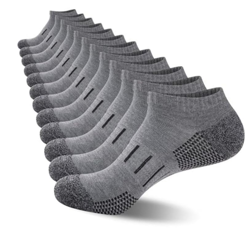 Short Socks for Men, Casual and Versatile, Suitable for Sports and Basketball (12 Pairs)3