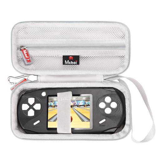 Mchoi Hard Case Suitable for Beijue / TaddToy 16 Bit Handheld Games, Case Only, Grey