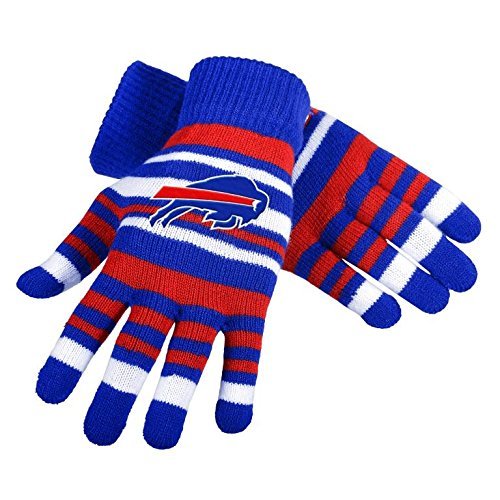 FOCONFL unisex-adult Nfl Team Logo Stretch Gloves