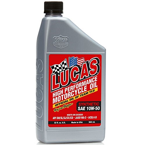 Aceite Sintético para Moto Lucas Oil 10W-50 1 Quart