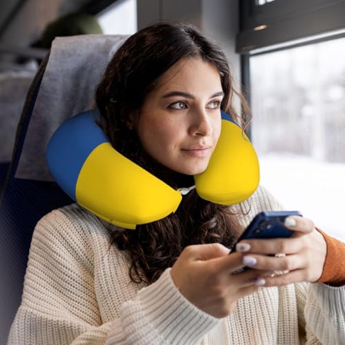 Almohada de espuma viscoelástica cuello en U cómoda lavable miniatura 5