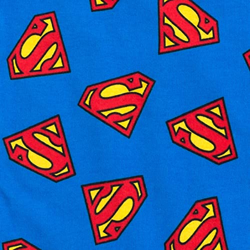 DC Comics Justice League Batman Superman Pajama Shirt and Pants Sleep Set Infant to Toddler4