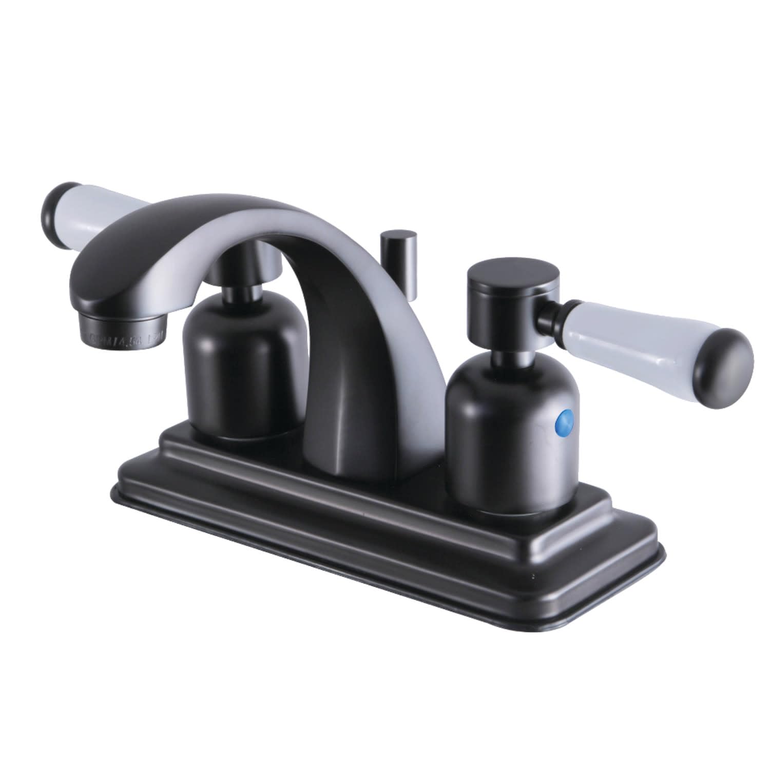 Robinet centrisme Kingston Brass Paris KB4645DPL en bronze huilé pour lavabo