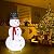 4FT Snowman Outdoor Christmas Decorations with LED Lights, Lighted Christmas Snowman Set Large Outdoor Yard Decor Xmas Holiday Decoration