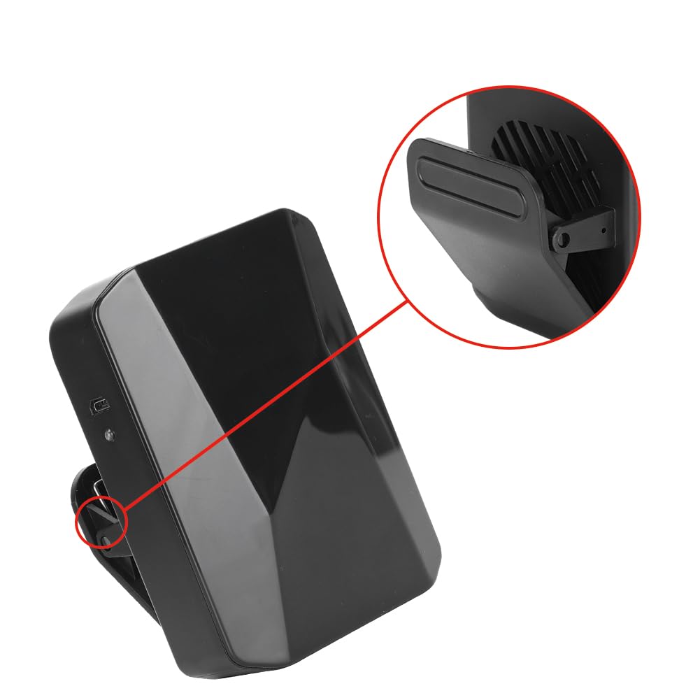 Farblack-Lufttrockner, tragbarer USB-Lade-Aquarell-Trockner, schnell trocknend, schwarz