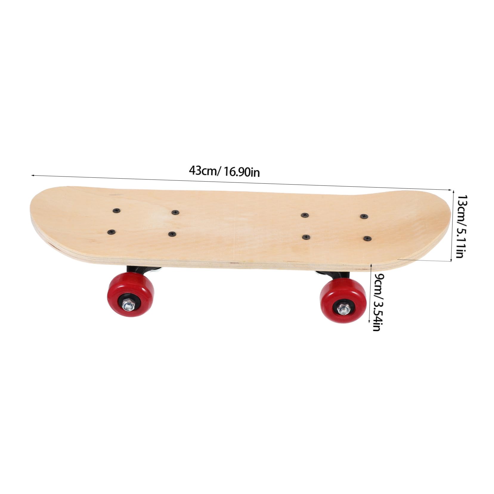 Skateboard Fai da Te per Bambini, Tavola in Acero, Festa Scuola Decor
