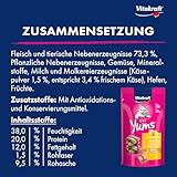Vitakraft Cat Yums, Katzen Leckerli, weicher Katzensnack gefüllt mit Käse, im wiederverschließbaren Beutel, ohne Zusatz von Zucker (1x 40g)