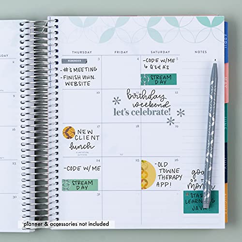 Classic Sticker Book in Colorful Mid Century Circles, Decorate Your Paper Crafts, Label, Color Code Your Planner and Calendar with Beautiful Stickers by Erin Condren - Thumbnail 6