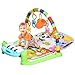 RELAX4LIFE Babyspielmatte mit Licht, musikalische Spieldecke mit abnehmbaren Klavier & Spielsachen, Piano-Gym zum Liegen & Krabbeln & Spielen, Fitness Spielteppich für Babys ab Geburt, Spielbogen