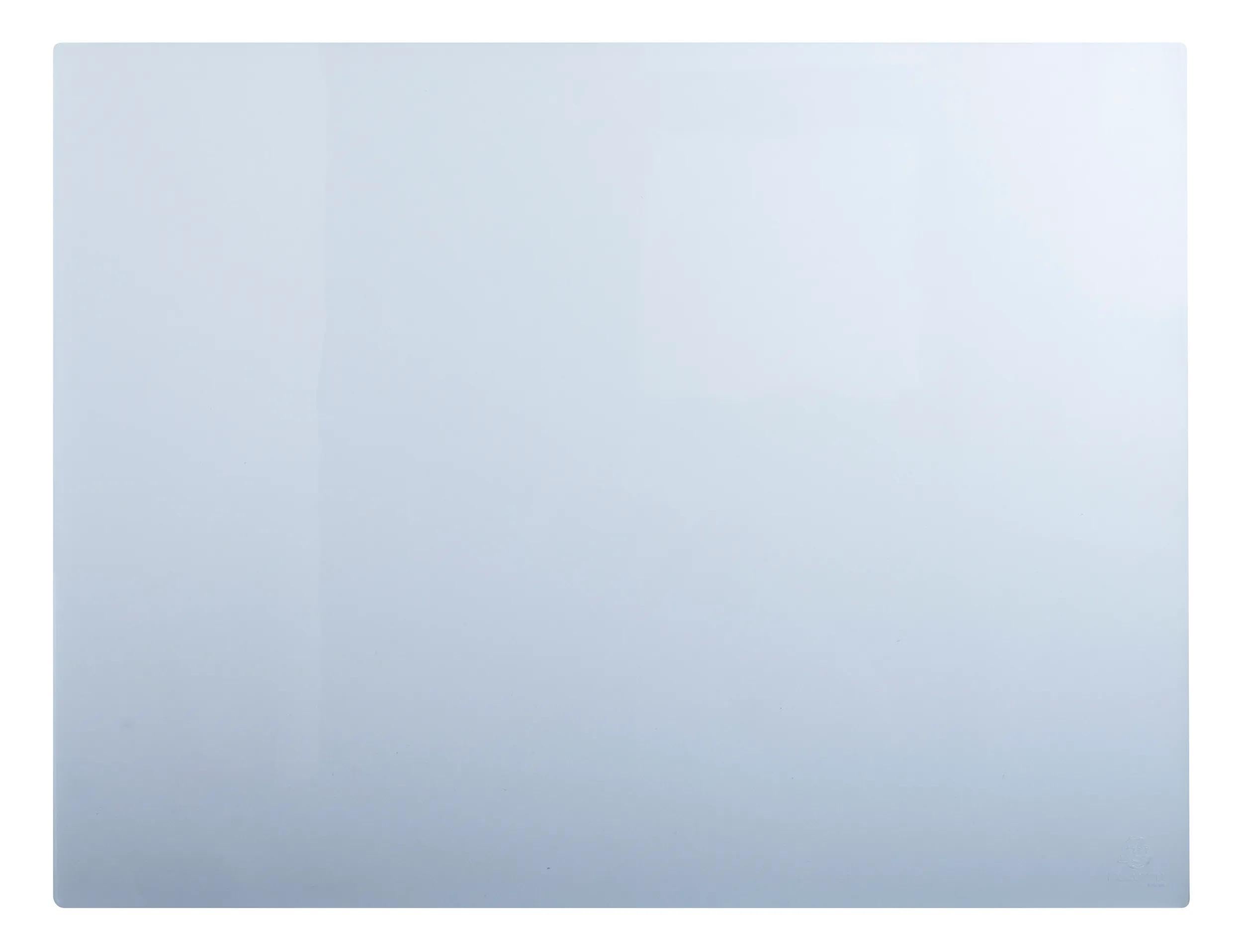 Exacompta - Ref. 29635E - Karton mit 12 Schreibunterlagen aus weichem PVC Crystal - eine glatte Oberfläche und eine genarbte Oberfläche - schützt den Schreibtisch, Mauspad - 50 x 65 cm - farblos