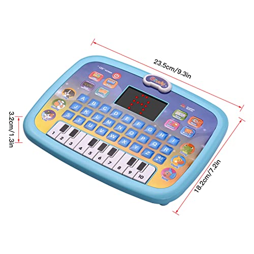 Brinquedo educacional infantil de aprendizagem tablet brinquedo de computador infantil com tela de L