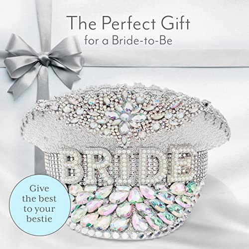 Your Perfect Day Bride Hat - Novelty Bridal Hat With Bling For Bachelorette Parties, Bride Tribes, Weddings And Receptions - One Size Fits All (Silver) #TOP7