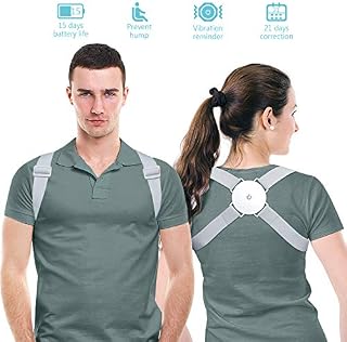 Posture Corrector for Wemen/Men/Kids, Back Brace Posture Corrector with Intelligent Sensor Vibration Reminder