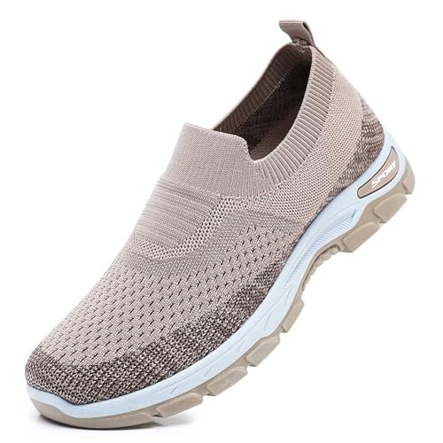 Genérico Zapatillas Hombre Sin Cordones Verano Zapatos De Malla, Casual Transpirables Color Sólido Diseño Minimalista Zapatos para Comodidad Deales Zapatillas para Uso Diario Viajes O Paseos