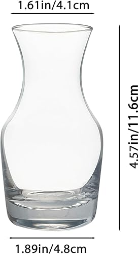 Miniatura 2 de Inevoc - Decantador de vino, paquete de 6 unidades individuales, mini jarras de vino, jarras individuales pequeñas, jarra de vino, jarra pequeña