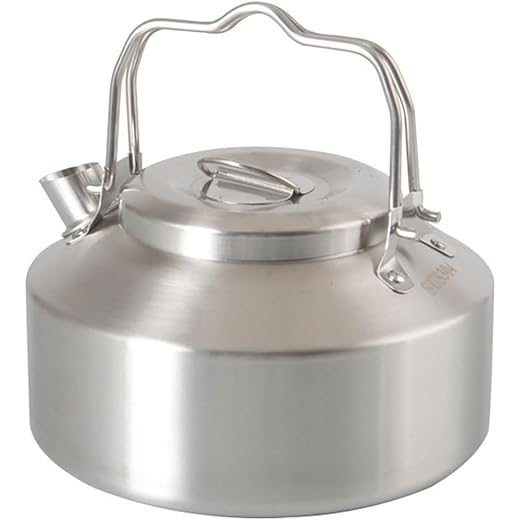 Camping Stainless Steel Kettle 0.8L