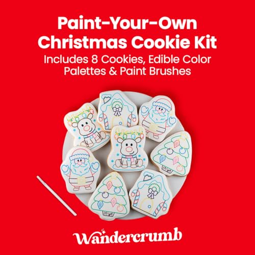 image for WANDERCRUMB | Christmas Cookie Decorating Kit for Kids | Paint Your Ow