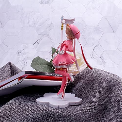 Nrgdwxz Anime Figure,Cardcaptor Sakura Kinomotocake Decoration Ornaments Pvc Figure 6.1 Inches #TOP4