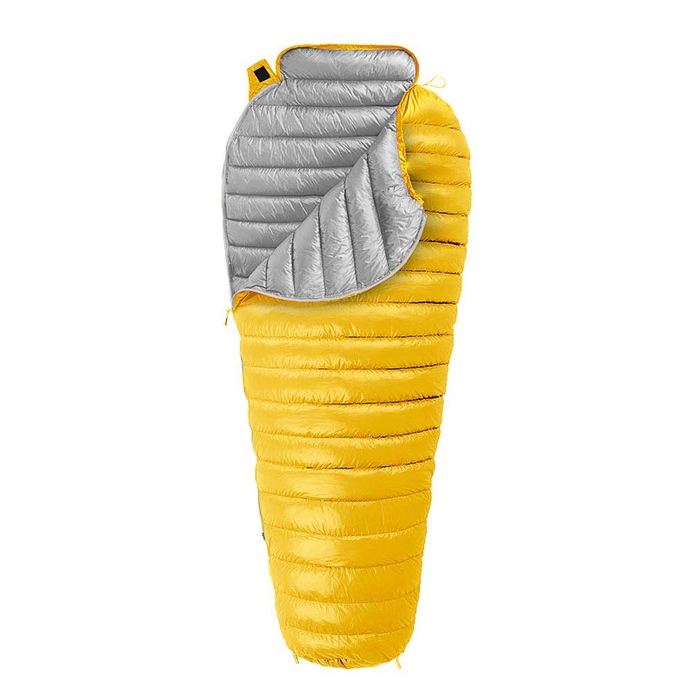 Sac de Couchage en Duvet/Intérieur/Extérieur/Hiver Portable Goose Down Sac de Couchage Simple/de Voyage,Yellow