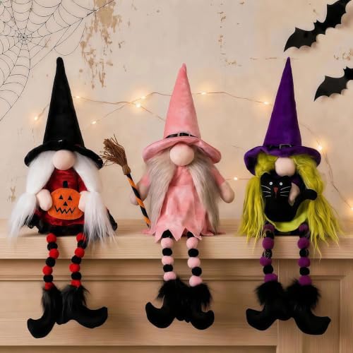 3-Count unanscre 19 Halloween Witch Gnomes Plush Doll Set 8.49 + Free Shipping w/ Prime or on 35+ + 50% Off Code 8YXI47W4 - image 1