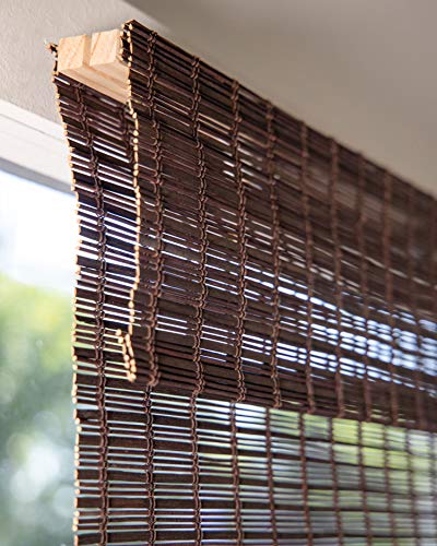 CHICOLOGY Bamboo Blinds, Bamboo Shades, Roman Shades for Windows Roman Window Shades - Image 2