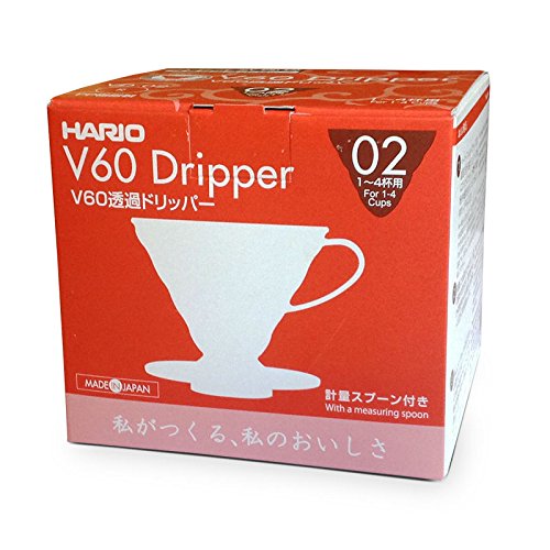 Coador de Café em Acrílico Vermelho Hario V60-02