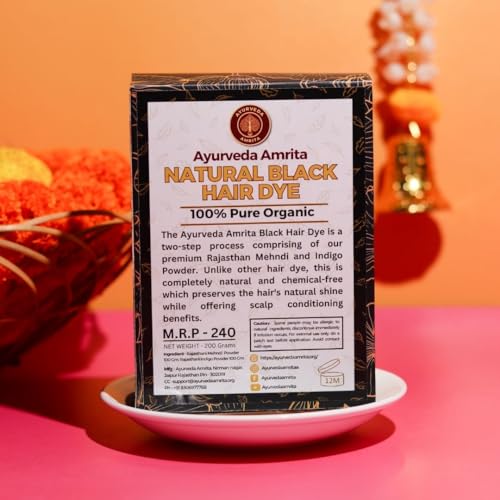 Tinte Natural Para Cabello Negro Mehndi + Indigo 100 g miniatura 4