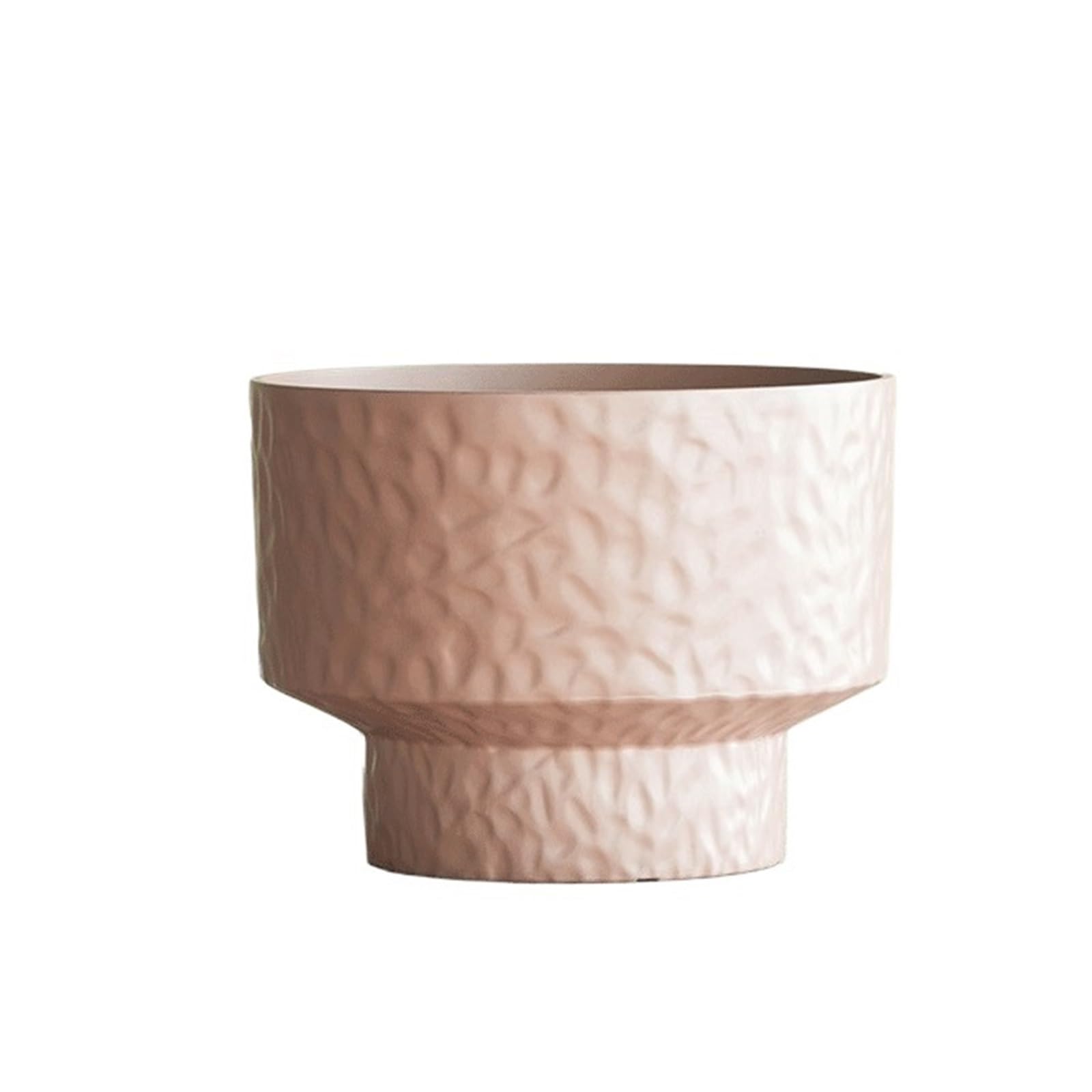 guiling-1986 Pots for Plants Minimalist Planters: These Round Planters Are Made Of Pearlescent Plastic Flower Pot(Pink,Large)