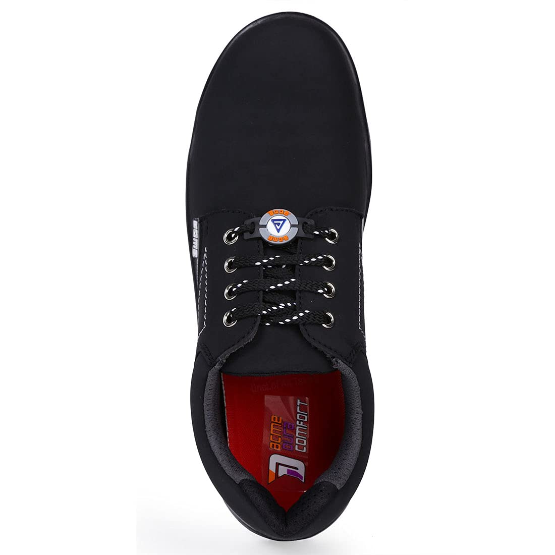 ACMEEther Low Ankle Leather Safety Shoes with Double Density Dip Pu