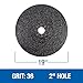 Mercer Industries 429036 Silicon Carbide Floor Sanding Disc, Cloth Back, 19
