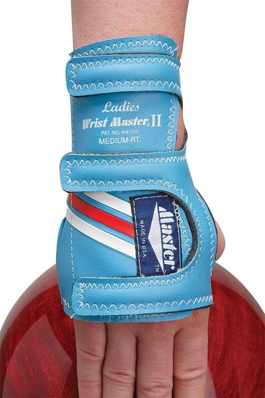 Ladies Wrist Master 2 Bowling Wrist Support-Blue-Right Hand-Medium (M45PBRHMD)