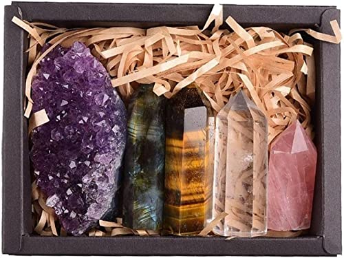 Piedras naturales en bruto con forma de prisma hexagonal para decoración de interiores 2