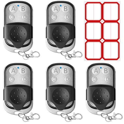 5 Pcs Mando Garaje Universal 433.92 MHz, Comando Portao...