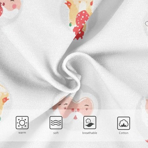 GuoChe Santa Claus 1-piecing Hip Design Panties Comfort Underwear for Kids in Sizes 2T,3T, 4T, 5T, 6Y and 8Y3