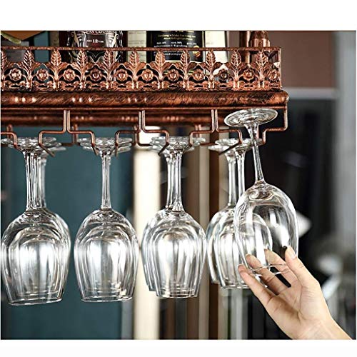 Sculpture creuse décorative laiton pour suspension verres et vin
