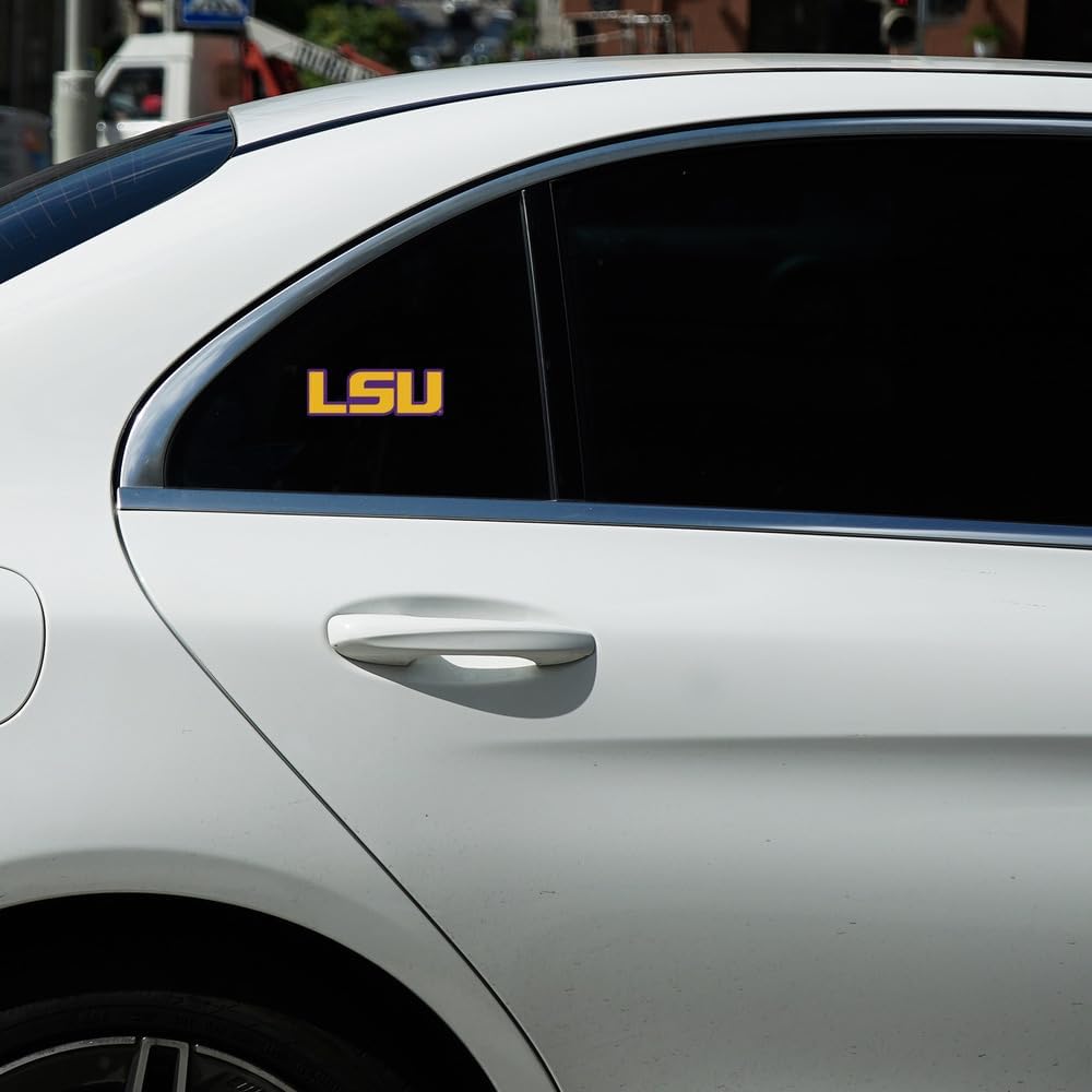 Louisiana State University LSU Primary Logo Premium 4" Die Cut Vinyl Sticker Decal for Cars Trucks Auto Windows - Image 4