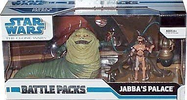 Star Wars The Clone Wars Jabbas Palace 3-3/4 Inch Scale Action Figure Battle Pack