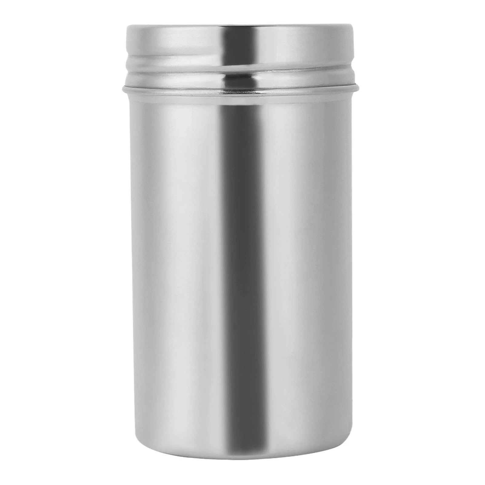 FDBTYJN Tea Caddy Stainless Steel Sealed Jar Storage Container 304 Portable Tea Coffee Beans(L)