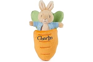Peter Rabbit with Carrot in Carrot Pouch Stuffed Playset