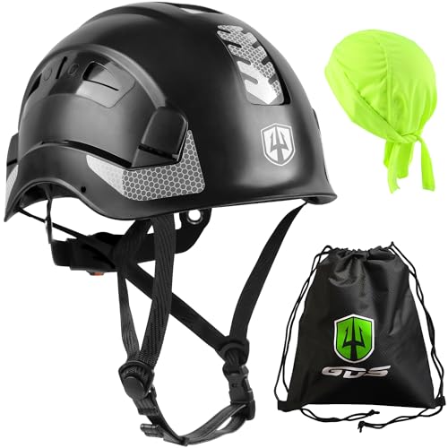 Casque de sécurité ventilé GREEN DEVIL léger et réglable pour homme et femme