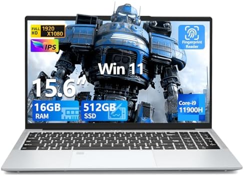 Ordenador Portátil 15.6 Pulgadas con Core i9-11900H, PC Portátil ...