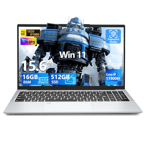 PC Portatile 15.6 pollici Core i9-11900H CPU, Notebook Win 11