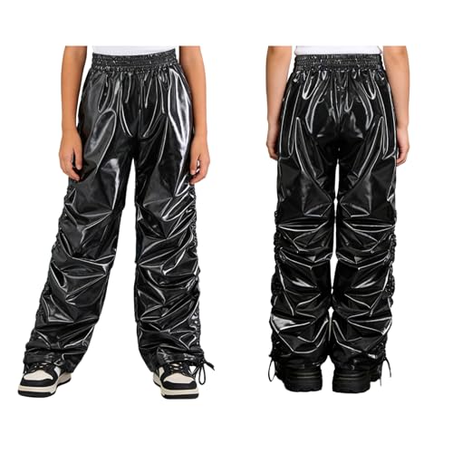 Performance scène pantalons danse scintillants extensibles et confortables