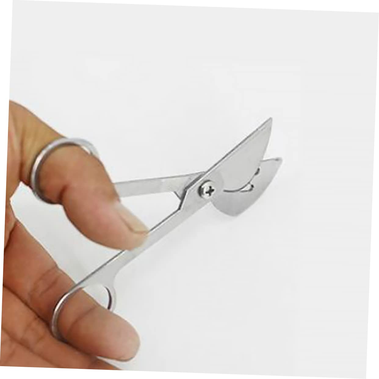 Gadpiparty 4 Stück Trimmer für Samen Rinderzuchtwerkzeug Rinderzucht-Werkzeug Rinderzucht-Handwerkzeug Zuverlässige Feinrohrschere für Rinder Vieh liefert Kuh Werkzeug Rostfreier Stahl Silver