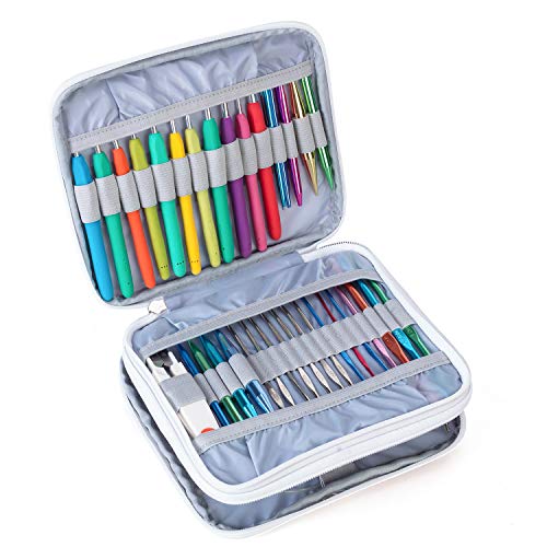 image for Teamoy Organizer Case for Interchangeable Circular Knitting Needles, C