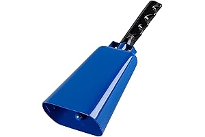 BLUE PANDA 11-Inch Cowbell for Football Games