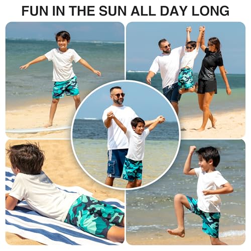 Image of Kanu Surf Boys' Avalon Quick Dry UPF 50+ Beach Swim Trunk