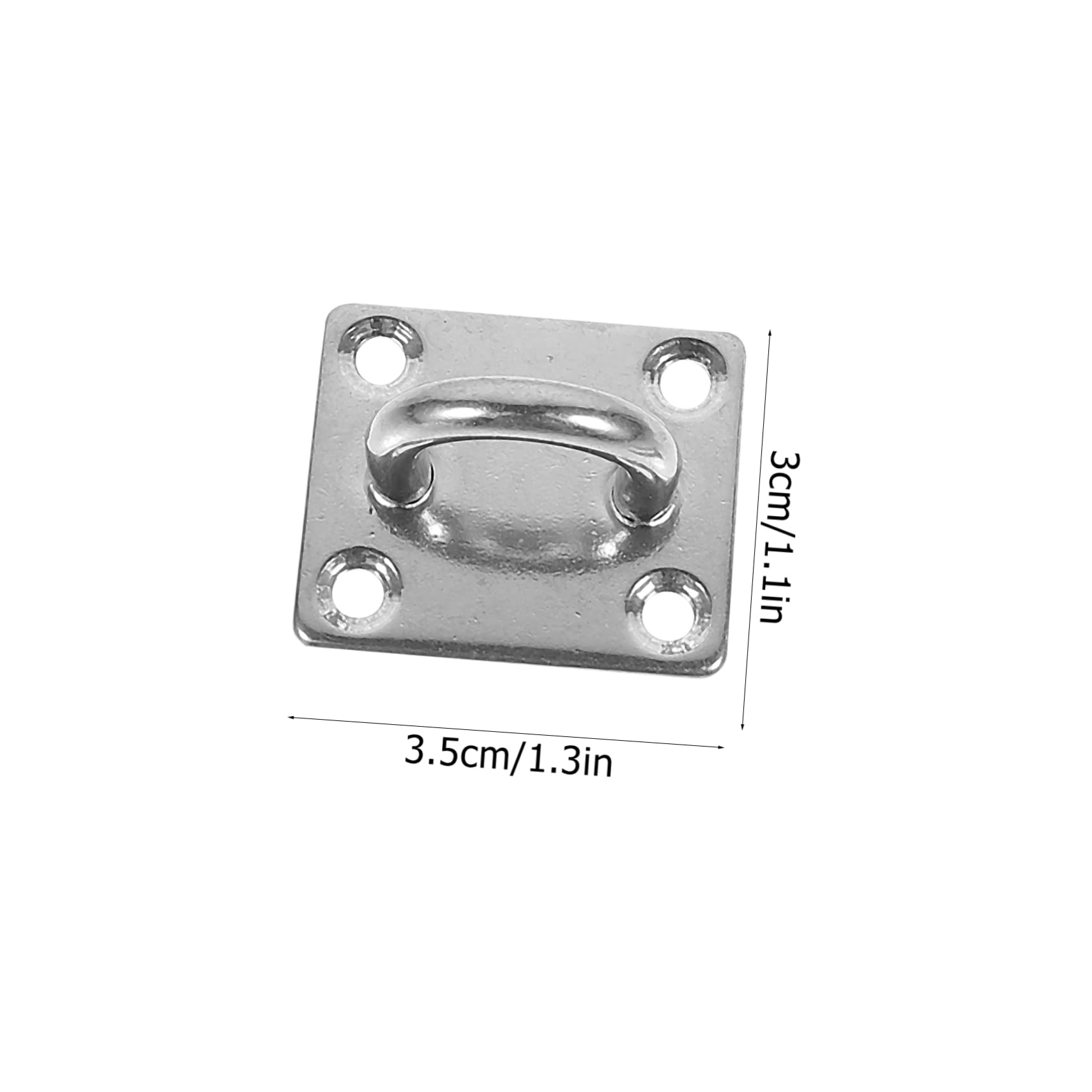 Luxshiny 4Pcs Sturdy Ceiling Hooks for Hanging Fans Hammocks and Wind Chimes Stainless Steel Ceiling Hangers with Easy Installation for Home Use