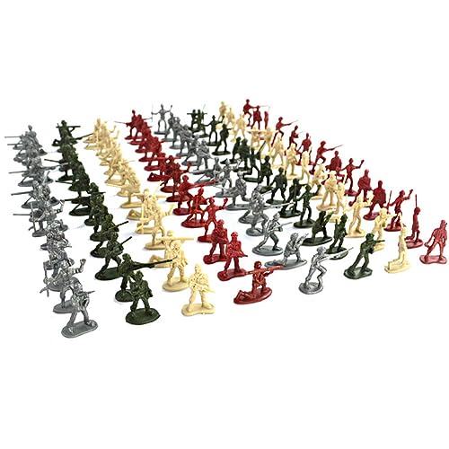 Uposao 200Pcs Military Soldier Playset Plastic Army Men Action Figures Battle Group, Model Military Figures Set Military Toy Educational Toy for Boys Kids Children Uposao 200Pcs Military Soldier Playset Plastic Army Men Action Figures Battle Group, Model Military Figures Set Military Toy Educational Toy for Boys Kids Children