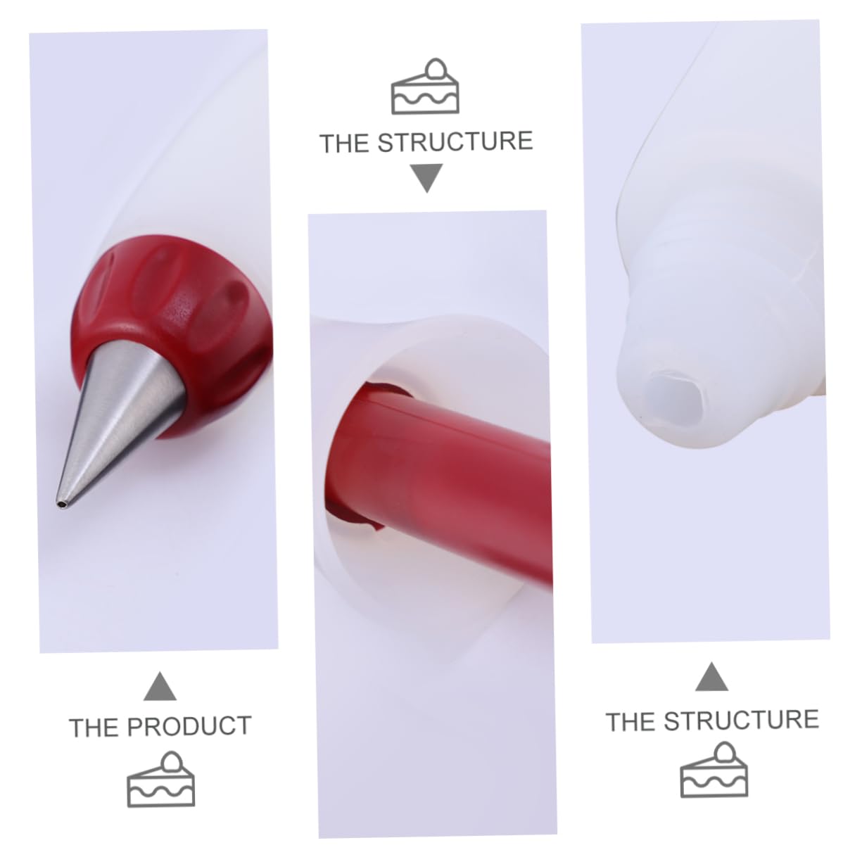 IMIKEYA 2stücke Baking Tool Silikon Stift Für Schokolade Und Marmelade Kreatives Backen Für Torten Und Gebäck Leicht Und Tragbar Für Zuhause Und Bäckereien